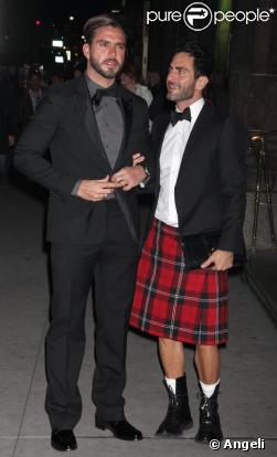 Marc Jacobs et Lorenzo Martone à la soirée ACE à New York le 2/11/09