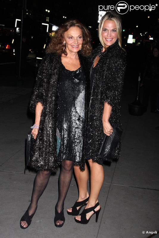 Diane Von Furstenberg et Molly Sims à la soirée ACE à New York le 2/11/09