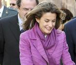 La princesse Letizia a pris un cours d'histoire de l'art à Zamora le 3/11/09