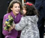La princesse Letizia a pris un cours d'histoire de l'art à Zamora le 3/11/09