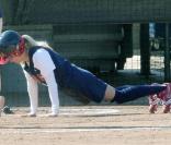 Reese Witherspoon lors d'un match de softball à Los Angeles le 4 novembre 2009