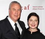 Robert Wilson et Isabella Rosselllini, à l'occasion du gala du Trophée des Arts de la French Institute Alliance Française 2009, à l'hôtel Plaza de New York, le 2 novembre 2009.