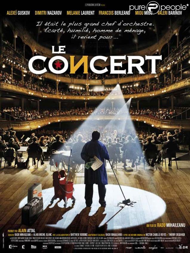  Le Concert , de Radu Mihaileanu, meilleure sortie hebdomadaire !