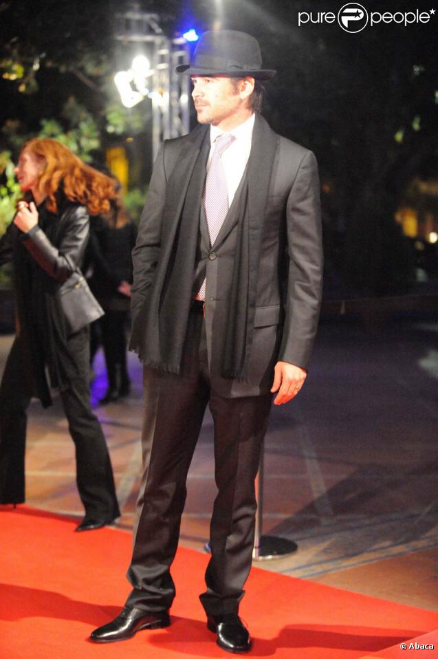 Le comédien Colin Farrell, lors de l'avant-première de  Triage , de Danis Tanovic, dans le cadre du 6e Festival Européen du Film de Séville, le 6 novembre 2009.