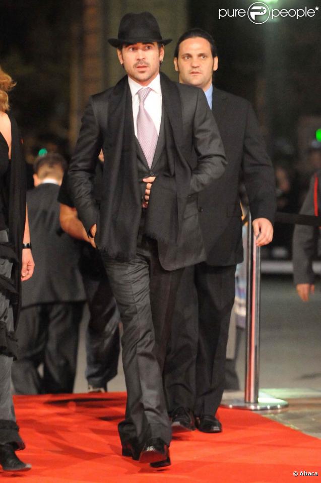 Le comédien Colin Farrell, lors de l'avant-première de  Triage , de Danis Tanovic, dans le cadre du 6e Festival Européen du Film de Séville, le 6 novembre 2009.