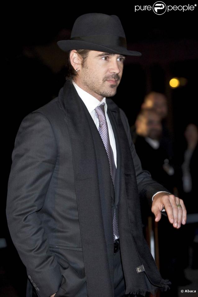Le comédien Colin Farrell, lors de l'avant-première de  Triage , de Danis Tanovic, dans le cadre du 6e Festival Européen du Film de Séville, le 6 novembre 2009.