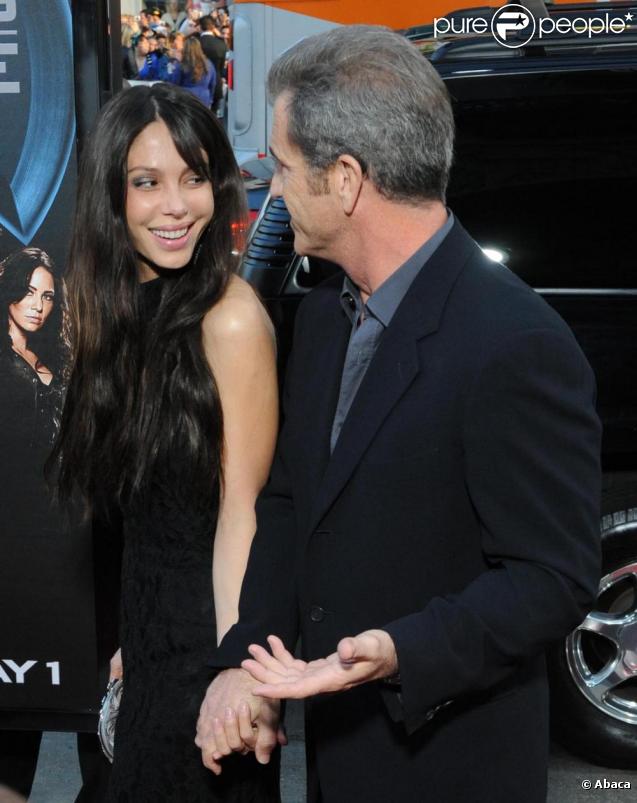 Mel Gibson et sa compagne Oksana