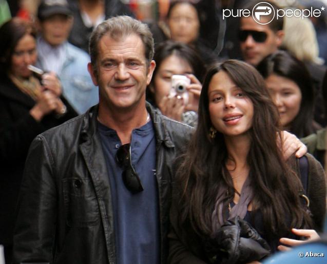 Mel Gibson et sa compagne Oksana