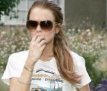 Lindsay Lohan à l'époque où elle a perdu beaucoup trop de kilos... 