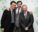 Claude-Yves Robin, Patrick de Carolis et Philippe Vilimitjana fêtent les 15 ans de France 5 (10 novembre 2009)