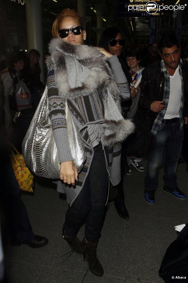 Rihanna à Londres, le 13/11/09