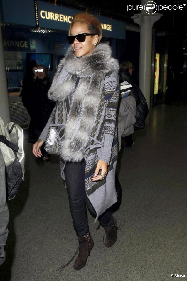 Rihanna à Londres, le 13/11/09