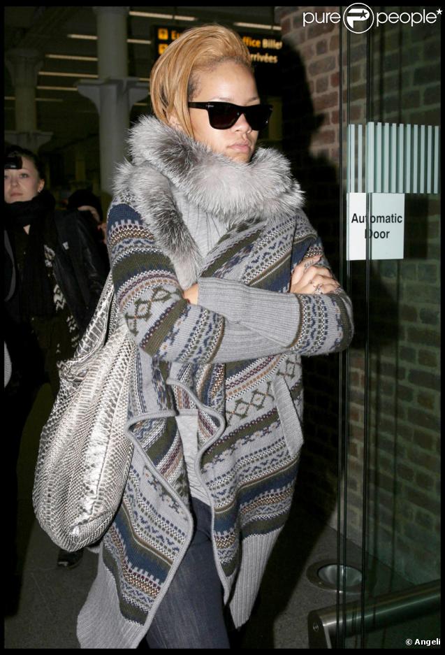 Rihanna à Londres, le 13/11/09