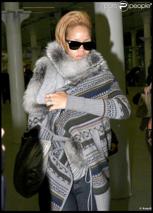 Rihanna à Londres, le 13/11/09