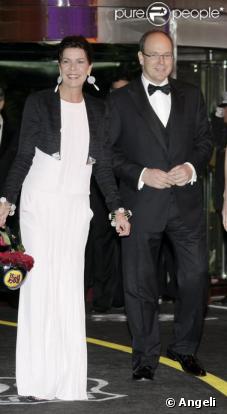 Caroline et Albert de Monaco  