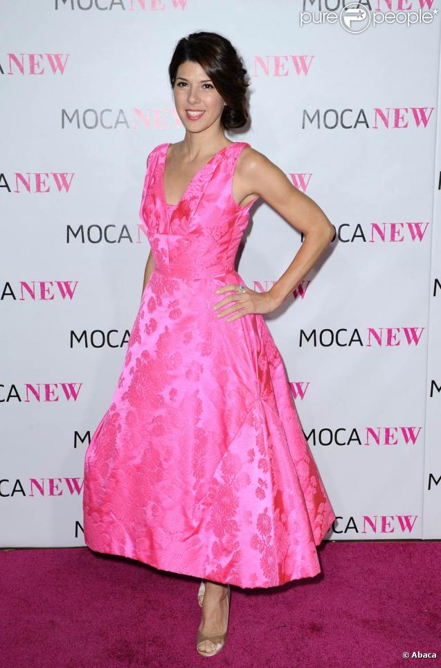La superbe Marisa Tomei, à l'occasion du 30e anniversaire du MOCA (le Musée d'Art contemporain), qui s'est tenu à Los Angeles, le 14 novembre 2009. 