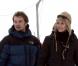 Jocelyn Quivrin et Alice Taglioni profite des joies de la montagne