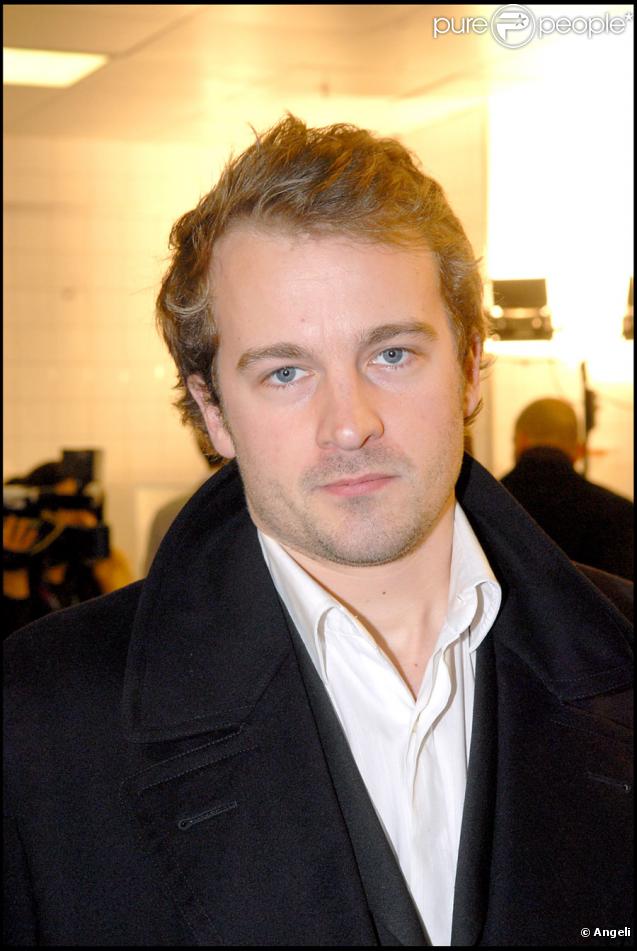 Jocelyn Quivrin lors du défilé Smalto en janvier 2007 