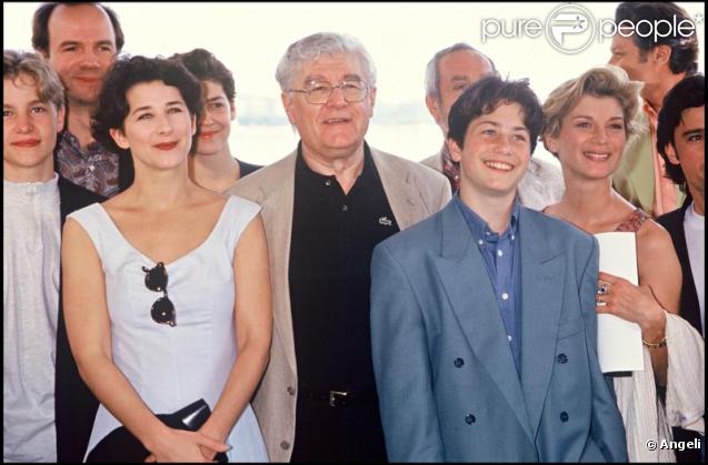 Jocelyn Quivrin, à Cannes en 1993, pour la présentation du film Louis, Enfant roi