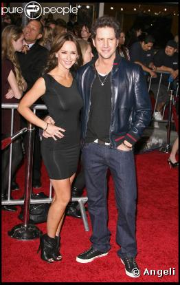 Jennifer Love Hewitt et Jamie Kennedy, à l'occasion de l'avant-première de  Twilight 2 - Tentation , qui s'est tenue au Graumann's Chinese Theatre de Los Angeles, le 16 novembre 2009.