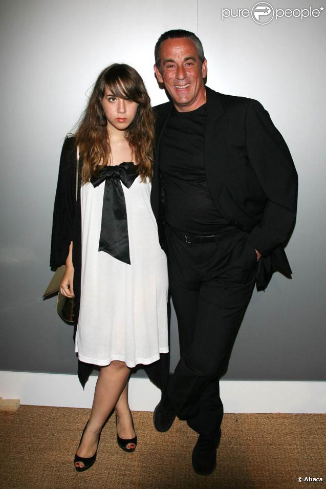 Thierry Ardisson avec sa fille Ninon 