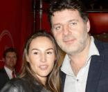 Vanessa Demouy et son mari Philippe Lellouche à la soirée Lancel organisée le 16/11/09 à Paris
