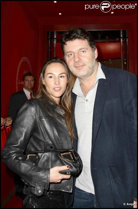 Vanessa Demouy et son mari Philippe Lellouche à la soirée Lancel organisée le 16/11/09 à Paris