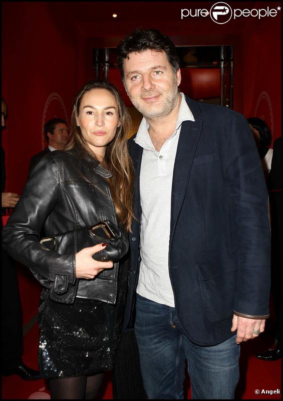 Vanessa Demouy et son mari Philippe Lellouche à la soirée Lancel organisée le 16/11/09 à Paris
