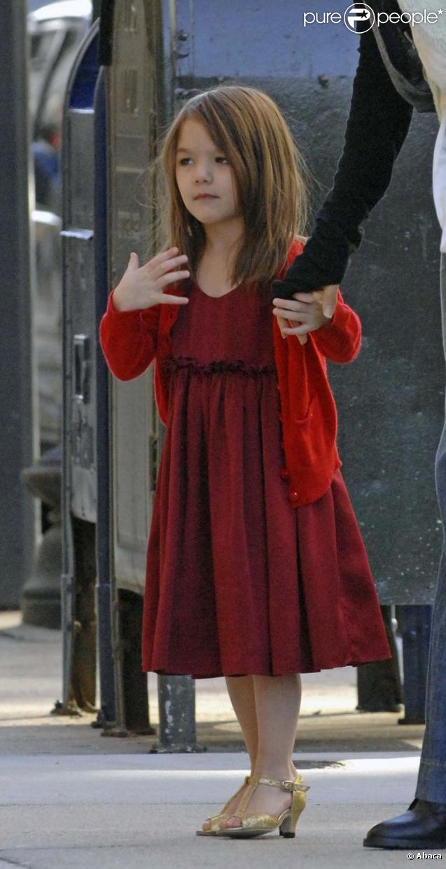 Suri Cruise à Boston pendant le week-end d'Halloween, 31 octobre 2009. 