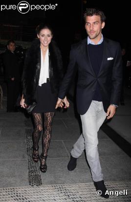Olivia Palermo et Johannes Huebl à l'occasion de l'avant-première des  Etreintes Brisées , de Pedro Almodovar, à New York, le 17 novembre 2009.