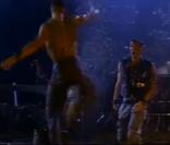 Jean-Claude Van Damme et Dolph Lungren dans Universal Soldier de Roland Emmerich (1992)