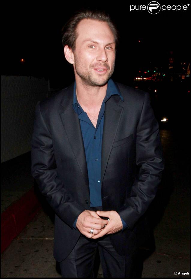 Christian Slater, à l'occasion de la grande fête donnée pour les 14e GQ Men of the Year Awards 2009, au Chateau Marmont, à Los Angeles, le 19 novembre 2009.