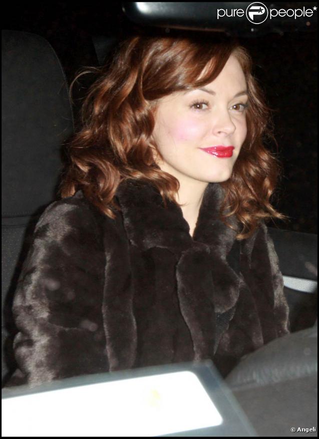 Rose McGowan, à l'occasion de la grande fête donnée pour les 14e GQ Men of the Year Awards 2009, au Chateau Marmont, à Los Angeles, le 19 novembre 2009.