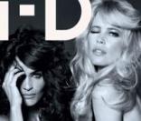 Claudia Schiffer, Eva Herzigova, Helena Christensen en couverture du magazine i-D