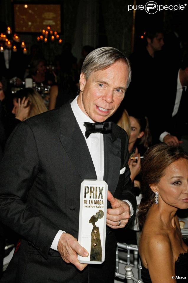 Tommy Hilfiger aux Prix de la mode décernés par Marie Claire à Madrid le 19/11/09 