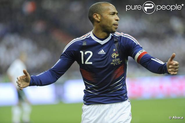 Thierry Henry lors du match France-Eire mercredi 18 novembre