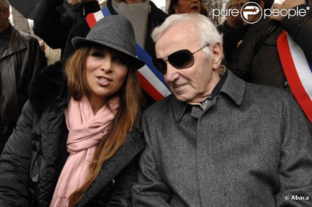 Hélène Ségara et Charles Aznavour