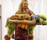 Cindy est transformée en tortue-ninja