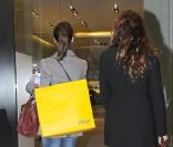 Elisabetta Canalis à Rome, le 25 novembre 2009