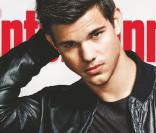 Taylor Lautner en couverture d'Entertainment Weekly