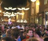 Nicolas Cage, à l'occasion de l'illumination de Bath, à Somerset, en Angleterre, le 26 novembre 2009.