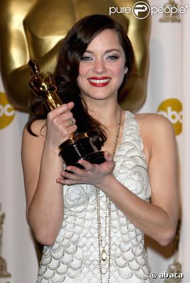 Marion Cotillard aux Oscars