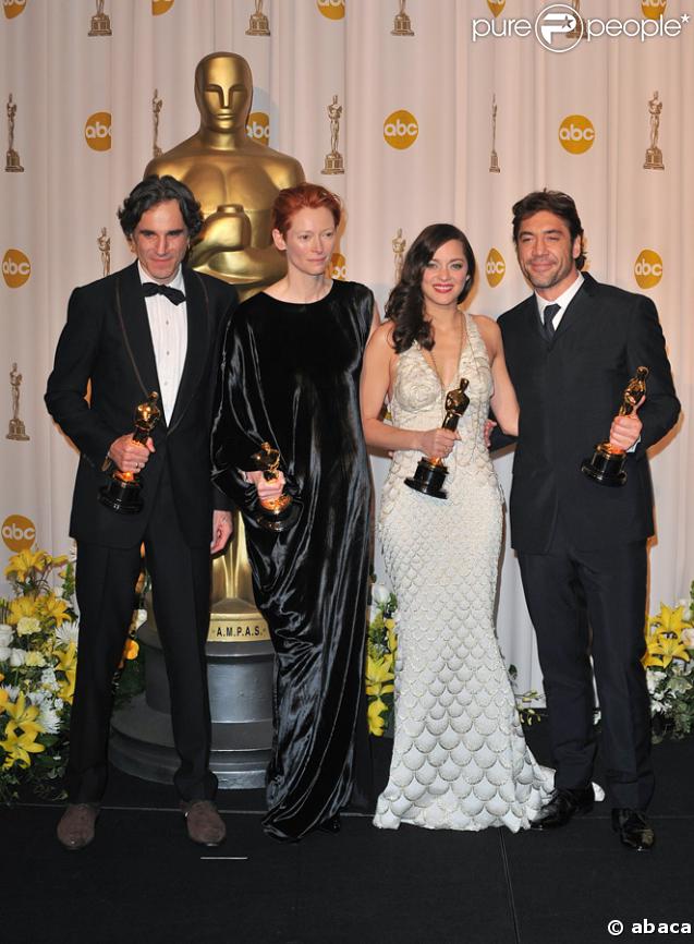 Les quatre comédiens récompensés aux Oscars