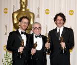 Les frères Coen et Martin Scorsese aux Oscars