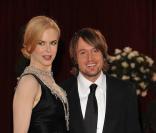 Nicole Kidman et son mari Keith Urban lors des Oscars 2008