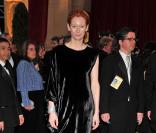 Tilda Swinton lors des Oscars 2008