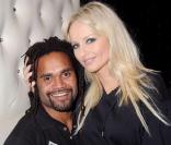 Adriana Karembeu et son époux Christian 