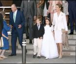 L'Infante Elena d'Espagne et son futur ex-époux Jaime de Marichalar sont parents de Felipe et Victoria 