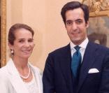 L'Infante Elena d'Espagne et son futur ex-époux Jaime de Marichalar