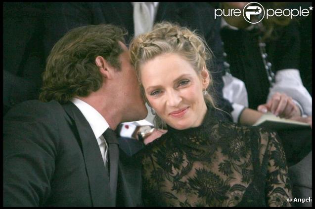 Uma Thurman et Arpad Busson